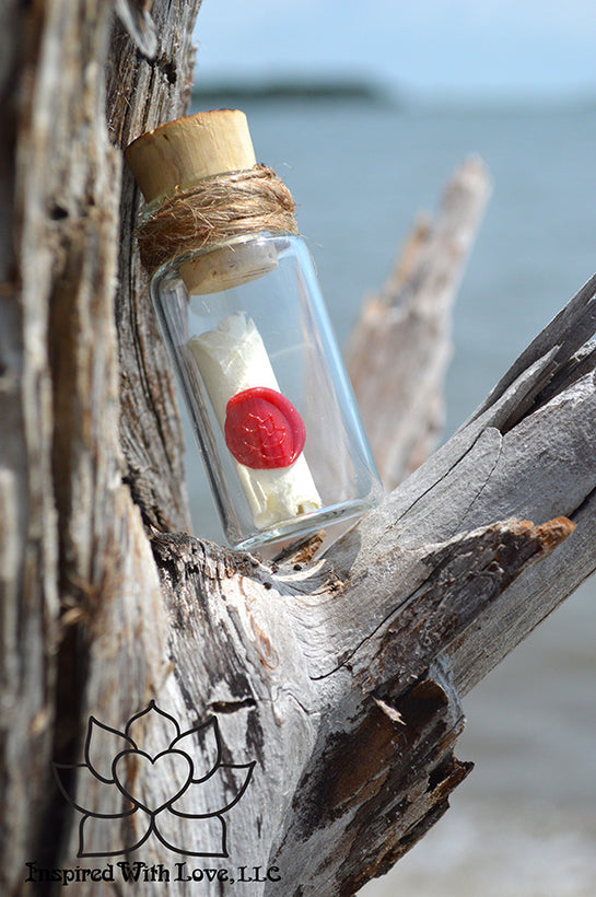 Calligraphy Message In The Bottle