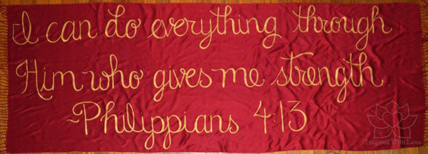 Custom Philippians 4:13 I Can Do Everything Through Him Who Gives Me Strength shawl - Inspired With Love